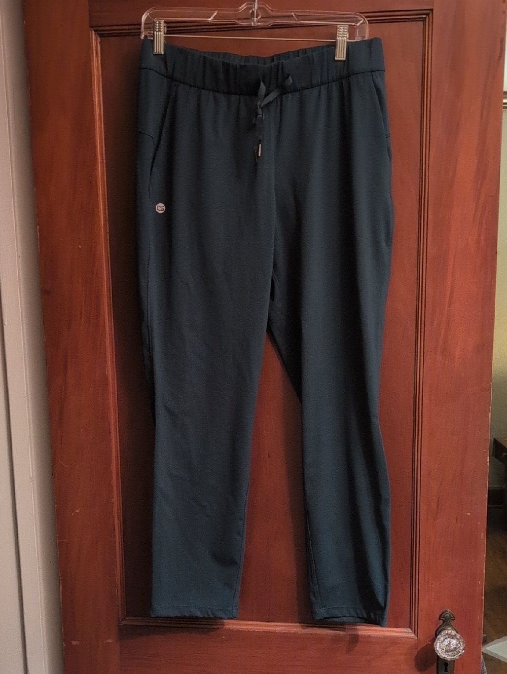 Women's Dark Blue Drawstring Jogger Pants